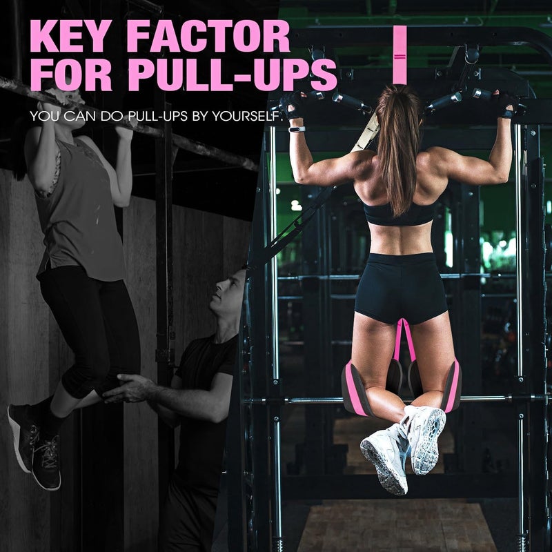 Ayombo Pull Up Assistance Bands, Resistance Bands for Pull Up Bar Workout, Adjustable Heavy Duty Pull Up Assist Equipment with 4 Assistance Bands, Home Gym Fitness Exercise Strength Training - Image 5